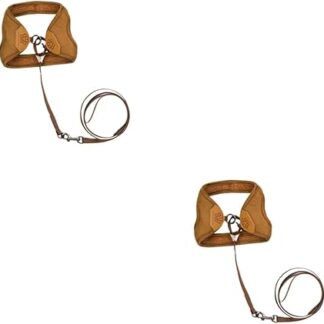 DOITOOL Pack of 2 Pet Cat Harness Cat Harness Strap Pet Accessories Pet Supplies for Cats Accessories Wedge Strap Body Lead Harness Belt