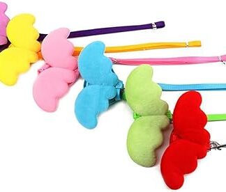 FONDOTIN The Blue Strap Drawstring Aquarium Floor Grid Cat Harness Halloween Gift Tag Pet Harness Bluette Blueberries Light Blue Lead Cable Pull Pet Cat Belt Rope