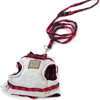 Sosoport Puppy Lead Harness for Puppies, Carry Strap for Pets, Running Vest, Chest Strap for Pets, Dog Harness Lead with Cat Harness, Cat Rope, Puppy Adjustment