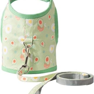 ULTECHNOVO 1 Set Cat Kitten Vest Lead Adjustable Cat Vest Small Animal Harness Lead Set