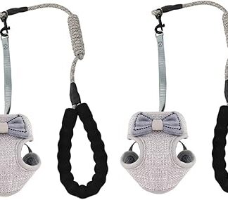 Milisten 2St Katzengeschirr cat Leash cat Harnesses Laufgeschirr für Kätzchen-Kragen Leine laufweste Haustier Geschirr Brustgurt für Haustiere Anti brechen Hosenträger