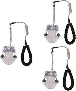 Beavorty 3st Outdoor-Weste Kätzchenhalsband Katzengeschirr Verstellbar Weste Und Leine Für Haustiere Brustgurt Für Haustiere Outdoor-Geschirr Für Kätzchen Mädchen Einstellen Einstellbar