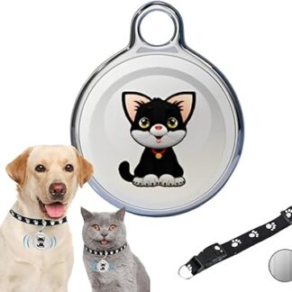 WDKXCN Cat Tracker, Mini GPS Tracker for Cats Dogs, Pet Tracker for Cats, Anti-Loss Cat Tracker, GPS Collar for Small Cats, Waterproof GPS Pet Tracker for Cats