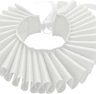 Dog Renaissance Elizabethan Ruff Collar | Pet Costume Neck Collar | Dog Ruffled Collar | Cat Dog Neck Ruffle | Elizabethan Pet Collar Versatile and Fashionable Design for Dog Ruffled Neck Collar