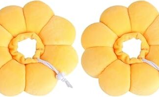 minkissy 2pcs compound cone collar cat donut collar cat elizabethan collar dog cone cat recovery collar donut decorations cat neck circle cotton protective cover comfortable