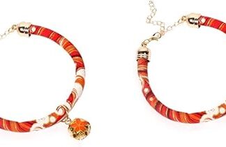 minkissy 2pcs collar for puppy Reflective Cat Collar bell dog collar dog collar for puppies floral dog collar Breakaway Cat Collar small puppy collar kitten bell collar flowers pet