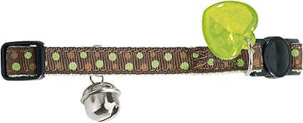 hunter Dotsverde Cat Collar with Bell