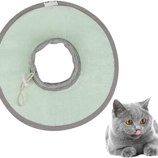 minkissy 1pc pet recovery cat collar collar headgear splash elizabethan cone collar rope breathable Elizabeth Circle light and thin after surgery cone anti licking cone