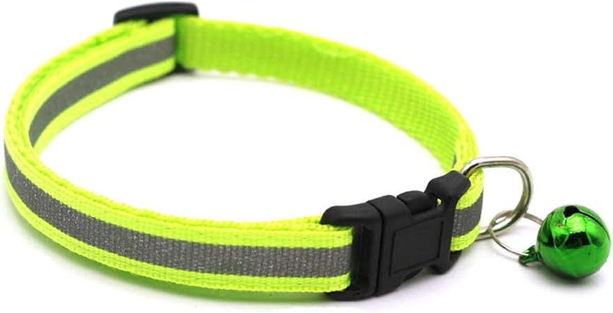 Reflektierendes und Bell Cat Collar Sicherheitselastisches verstellbares Halsband Haustierprodukt 4 Only Neck