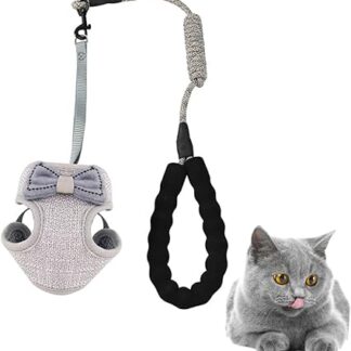 INOOMP Pet Harness Cat Leashes Running Harness for Cats Travel Vest Small Cat Harness Tank Tops for Girls Traction Harness Cat Collar Travel Adjustable Travel Kit