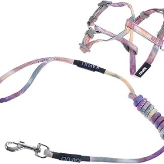 Supvox Cat Harness and Lead Cat Leads and Harnesses for Walking Cat Accessories Kitten Harness Adjustable Cat Pull Rope Cat Collar Personalised