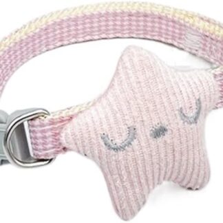 HCHGJKN Basic Dog Collars Cat Collar Cartoon Starfish Cat Collar Dog Collar Cat Collar Teddy Small Dog Collar (Style 3)