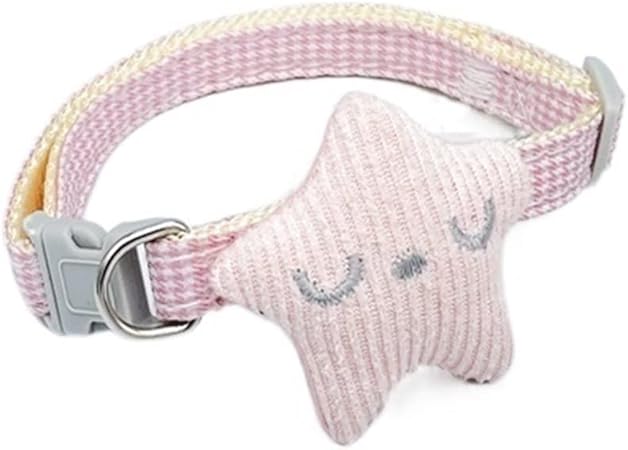 HCHGJKN Basic Dog Collars Cat Collar Cartoon Starfish Cat Collar Dog Collar Cat Collar Teddy Small Dog Collar (Style 3)