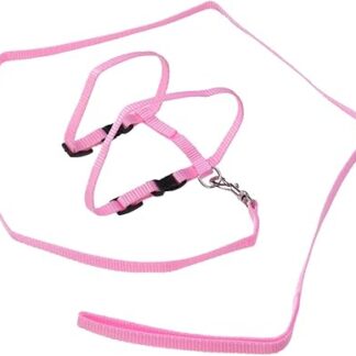HYTROVE Katzenhalsband Leine pet Supplies Katzen sicherheitsgeschirr Katzen-Sicherheitsgeschirr katzenzubehöhr cat Leash Zauberstab Haustier-Traktionsseil Haustierzubehör Rosa