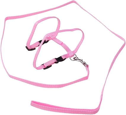 HYTROVE Katzenhalsband Leine pet Supplies Katzen sicherheitsgeschirr Katzen-Sicherheitsgeschirr katzenzubehöhr cat Leash Zauberstab Haustier-Traktionsseil Haustierzubehör Rosa
