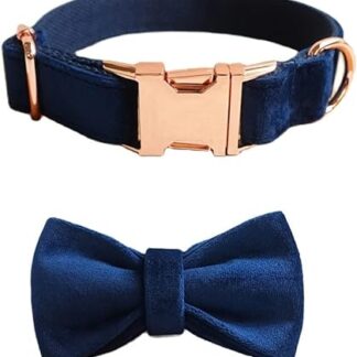 HCHGJKN Basic Hundehalsbänder Velvet Cat Collar Kitten Collar Bell Cat Necklace Puppy Collar Adjustable(A)