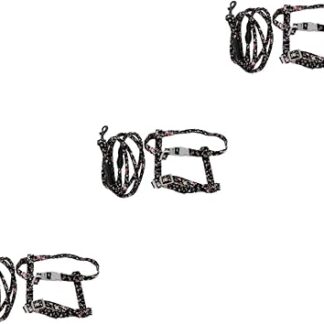 Supvox 3 Sets Cat Lead Harness Cat Adjustable Lead Rabbit Lead Small Animal Lead Cat Collar Cat Leash Cat Harnesses Cat Harness Escape Proof Pet Outdoor Rope Cloth