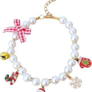 ROMISBABA Hundebedarf Dekoration Weihnachten weihachtsdeko cat Accessories katzrnzubehör Dog Collars Welpenhalsband Katzenhalsband entzückendes hundehalsband exquisites Kätzchenhalsband Harz