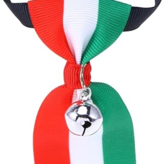 minkissy Cat Collar Necktie Cat Bell Necklace Bow-tie Pet Neckties Puppy ID Collar Dog Necktie Collar Cat Bandana Collar Dog Bell Collar Pet Neckerchief Pet Bell Necklack Flag Pet Dog