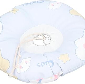 Cat Recovery Halsband einstellbar weich verhindern Lecken beiße für Hunde welpe bequem praktisch (Cute Cloud)