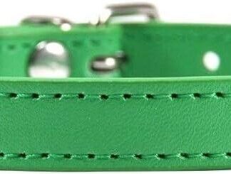 Cat Accessories Pink PU Leather Safety Name Personalised Necklace Small Cat Lead Cat Harness Cat Collar Strong (Colour: Green Cat Collar, Size: S)