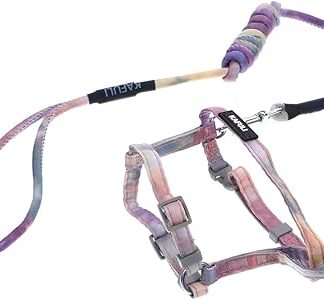 ORFOFE Harness Escape Cat Harness Lead for Cats Cat Harness Cat Collar Kitten Accessories Kitten Harness and Lead Kitten Lead Cat Harness Cat Accessories for