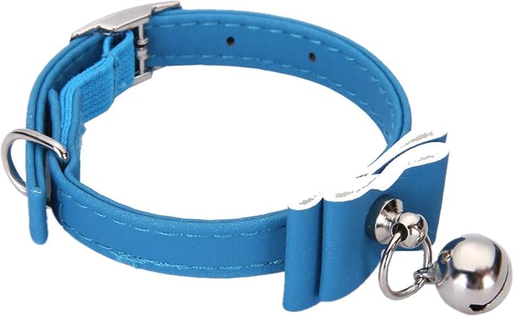 Cat Collar Cat Collar for Puppies Small Medium Cat Adjustable for Training Blue