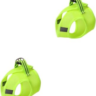 FRCOLOR Drawstring 2 Pieces Wedge Strap Cat Harness Pet Harness Vest for Pets Strap Rope Chest Strap for Pets