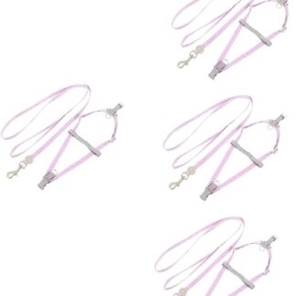 BESPORTBLE 4 Sets Adjustable Cat Harness Small Pet Lead Small Dog Harness Cat Collars Harness for Cats Harnesses and Leads Small Dog Harness Cat Lead