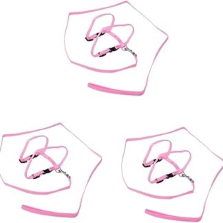 FRCOLOR Kaninchenleine 3st Katzenhalsband Leine Zugseil Für Haustiere Katzengeschirr Haustierzubehör Leinen Rutsch Die Katze Haustierleine