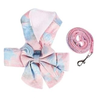 DOITOOL 3 Sets Pet Harness Cat Lead for Party Kitten Collar Lead Tank Tops Muscle Shirt Cat Harness and Lead Pet Harness Lead Cat Strap Chainring Vest Suite