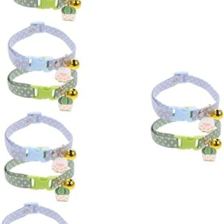 minkissy Pack of 10 Cat Collar Kitten Collars for Boys At Breakaway Collar Cat Neckwear Pet Collars for Cats Cat Necklace Cat Decor Cat Accessories Boy Necklace Fancy Cotton Polyester Cat Chain