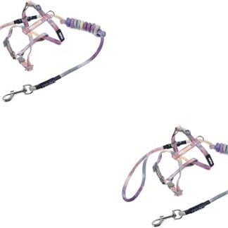 VANZACK 2st Racer-gurtzeug Katzengeschirr Groß Fluchtsicheres Katzengeschirr Fluchtsicheres Geschirr Für Katzen Katzengeschirr Ausbruchsicher Katzenbedarf Leine Reisen I-förmig Seil Nylon