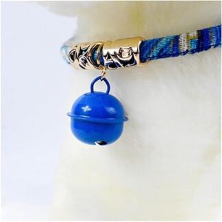 ACiyD Pet Cats Retractable Style Elastic Band s Cute Cats Collars Pet Cats Decoration Accessories Pet Cats Supplies (Color : Blue)