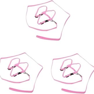 MILISTEN 3 Stück Haustierzubehör Haustier Traktionsseil Heimtierbedarf Katzenhalsband Leine Katzengeschirr