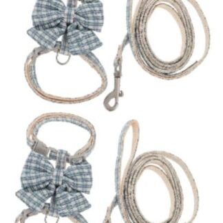 YARNOW 4 Sätze Katzenleine Katzengeschirr und Leine Sicherheitsweste für Katzenfahrzeuge Geschirre Leinen cat Leash katzenzubehöhr Seilgeschirr ziehen Laufleine für Katzen Polyester Blue