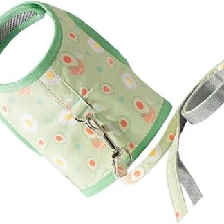 ORFOFE Happy: Katzennetzweste Geschirr Leine Hundegeschirr Haustiergurt leicht zu tragen reißfest Hundezubehör