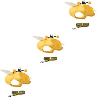 POPETPOP 3 Sets Cat Lead Kitten Lead Skin Band for Clothing Chest Strap for Backpack Harness for Puppies Cat Harness Lead Puppy Vest Lead Kitten Harness and Lead