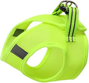 Milisten Brustgurt für Haustiere Tier kostü tierkostü Mode Design rücken Band rücken Gurt Gürtel Netzstoff Haustier-Zuggurt Leine keilriemen Haustier Geschirr Katzengeschirr Kettenblatt