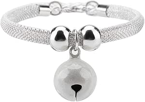 Cat Collar with Bell, Nylon Safe Collars for Cats, Cat Collars, Pet Collar, Cat Collar (White)