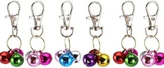 minkissy Pack of 12 Pet Bell Dog Training Collars Pet Collar Bells Small Puppy Collar Dog Collar Charms Cat Bell Cat Neck Bell Puppy Collars Cat Necklace Supplies Copper Bell Accessories Metal, Metal