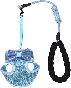 MILISTEN Cat Collar Pet Harness Cat Harness and Lead Rope Harness for Cats Chest Strap for Cats Running Vest Chest Strap for Pets Vest Style Linen