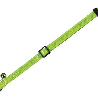 Nobby Neon Cat Collars, Green