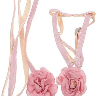 Generisch Leinen Leichte Katzenleine Zaun Katzengeschirr Reflektierende Katze Katzenspielzeug Katzenhalsbänder Frettchen Haustier Für Katzen Käfig Katzentransporter Kette Bausatz Rosa Stoff