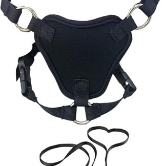cat Harness and Lead Set Cat Harness and Lead Set for Walking, Escape Proof Cat Harness,Kitten Harness and Leash, Lightweight Adjustable Vest Harnesses for Cats, Dogs, Black