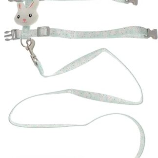 Kisangel Lead Pet Harness, Cat Harness, Pet Guide Traction Strap for Pets, Outdoor Walking Harness, Pull Rope for Cat, Kitten Collars, Travel Vest, Earth-Coloured, Travel Liner, Nylon