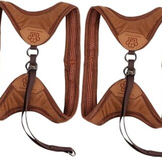 MILISTEN Pack of 2 Pet Harness, Leash, Carry Strap for Puppies, Ferrets, Harness, Harness, Backpack Harness for Dogs, Herringbone Pattern, Tow Rope, Strap for Dogs, Pets, Cats