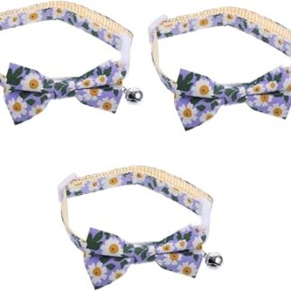 minkissy 3pcs Outdoor Puppy Collar Tiny Dog Collar Outdoor Decoration Collar for Small Dogs Kitten Collars Small Dog Collar Puppy Collars Cats and Dogs Accessories Polyester Nylon