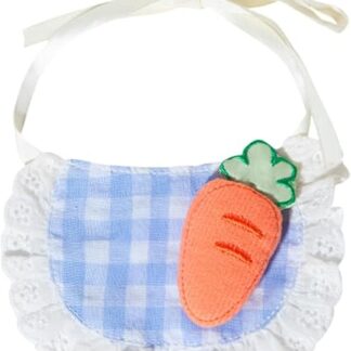 Dog Scarf Collar, Cat Bandana Collar, Soft Plush Material Beautiful and Stylish Adorable Design Adjustable Cute Pet Bandana for Kittens, Rabbits, and Puppies, 3.94 x 3.94 Inches, 10 g