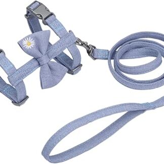 Beaupretty Cat Collar Cat Jogging Adjustable Dog Harness Lead Cat Harness Dog and Harness Jogging Harness for Cats Cats Bow Tie Lead Pet Lead Puppy Polyester Vest